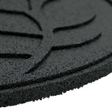 Stepping Stone 6 pcs Black Ø 44 x 2 cm Rubber - Close-Up Angle