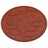 Stepping Stone 6 pcs Red Ø 44 x 2 cm Rubber - Top-Down View