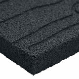 Stepping Stone 6 pcs Black 60.5 x 25 x 2 cm Rubber - Close-Up Angle
