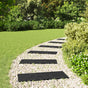 Stepping Stone 6 pcs Black 60.5 x 25 x 2 cm Rubber