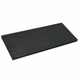 Stepping Stone 6 pcs Black 60.5 x 25 x 2 cm Rubber