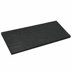 Stepping Stone 6 pcs Black 60.5 x 25 x 2 cm Rubber