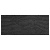 Stepping Stone 6 pcs Black 60.5 x 25 x 2 cm Rubber - Rear View