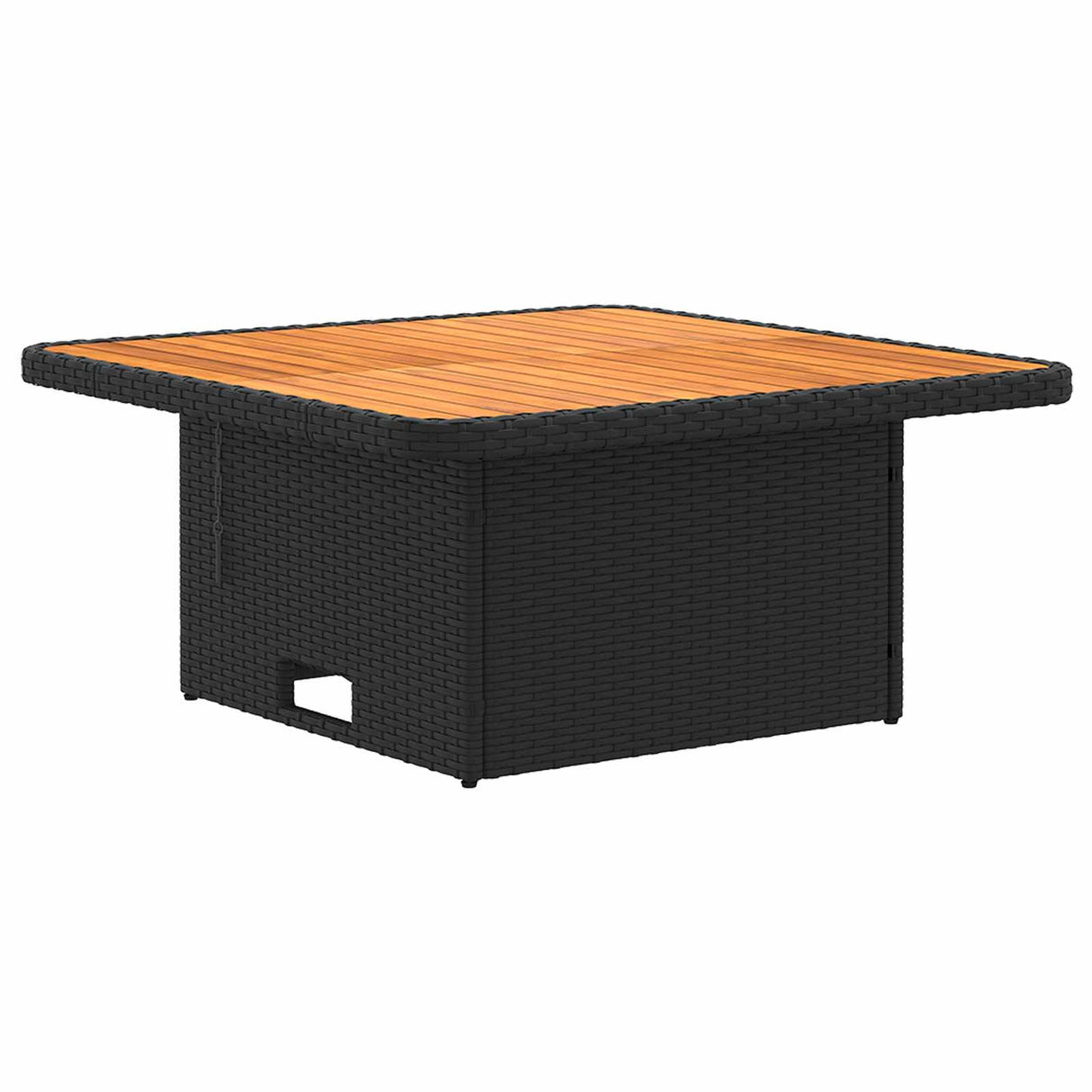 Furniture Sets with Pillow 7 pcs Black PE Rattan