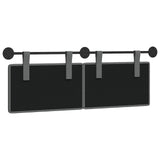 Hanging Headboard Dark Grey Fabric