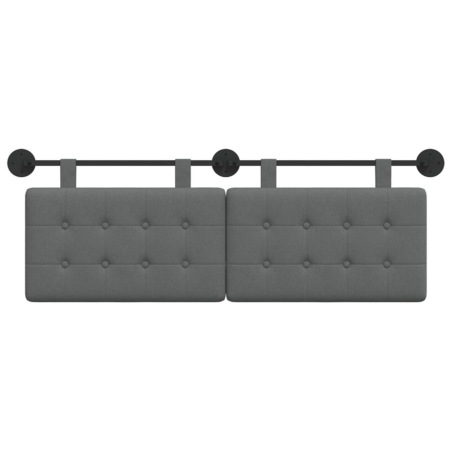Hanging Headboard Dark Grey Fabric