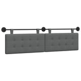 Hanging Headboard Dark Grey Fabric