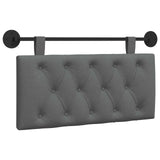 Hanging Headboard Dark Grey Fabric