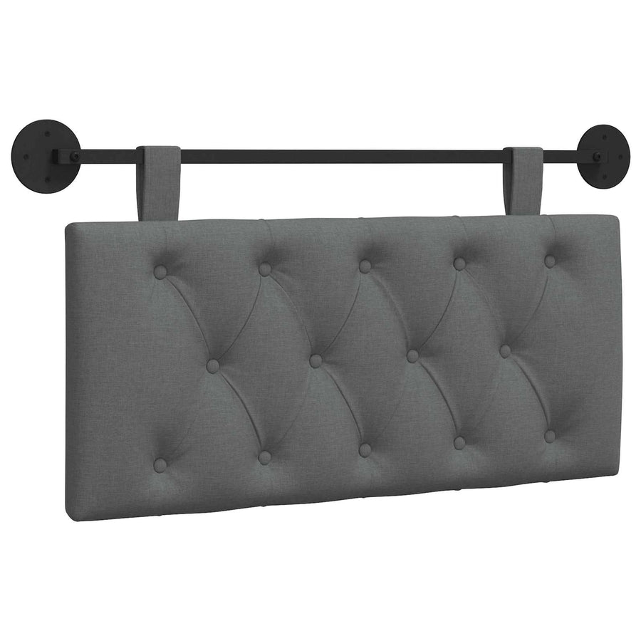 Hanging Headboard Dark Grey Fabric