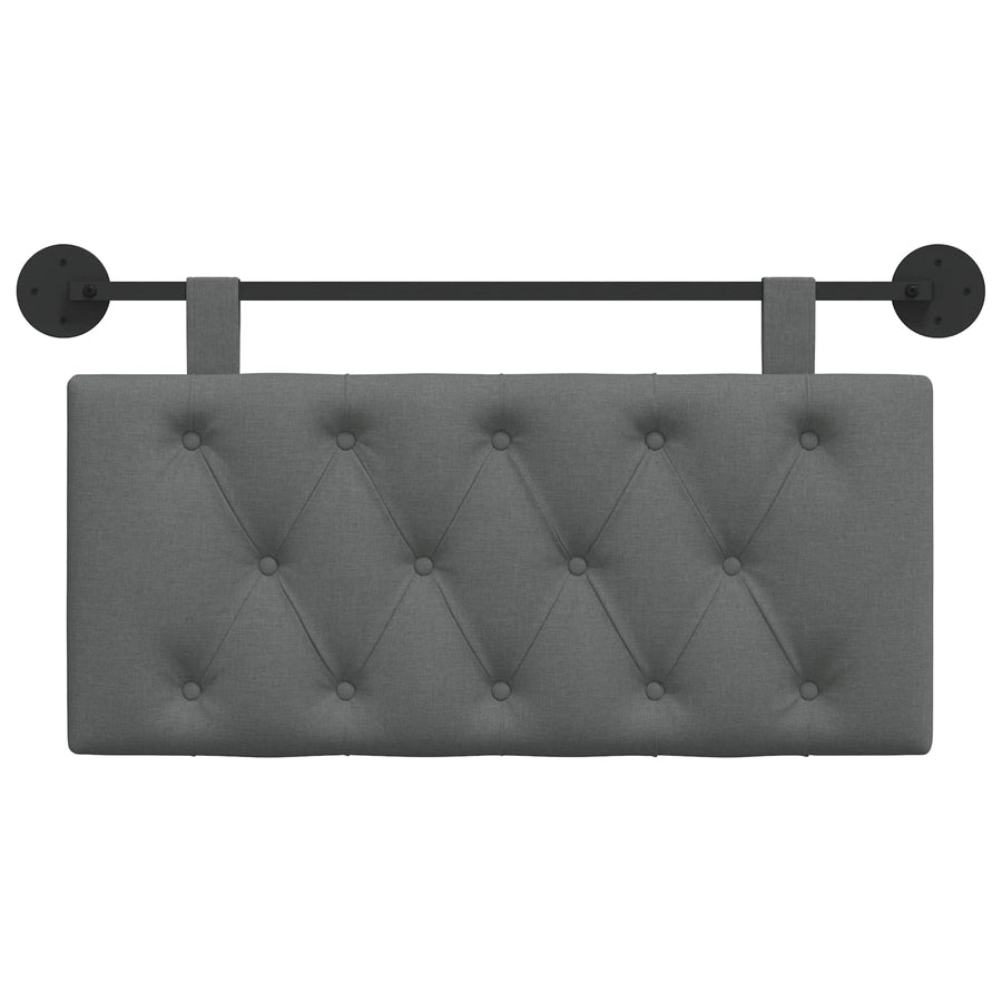 Hanging Headboard Dark Grey Fabric