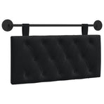 Hanging Headboard Black Velvet