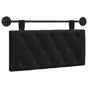 Hanging Headboard Black Velvet