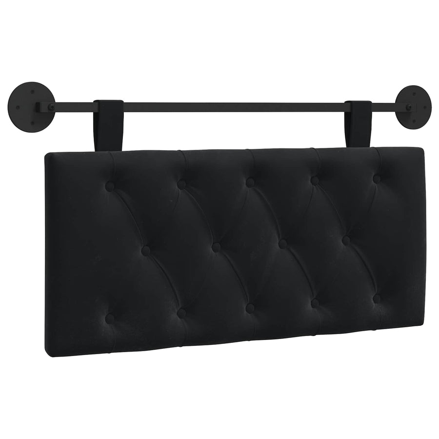 Hanging Headboard Black Velvet