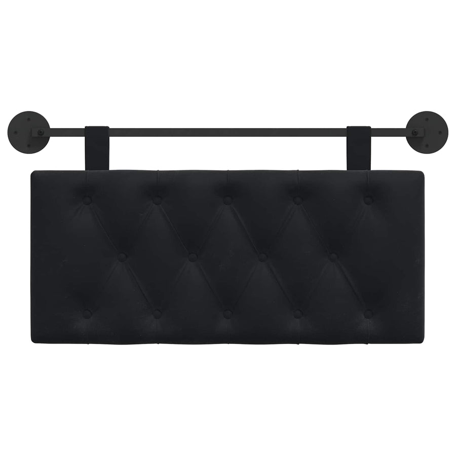 Hanging Headboard Black Velvet