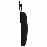 Hanging Headboard with LED Light Black Velvet - 45-Degree Angle