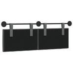 Hanging Headboard Dark Grey Fabric