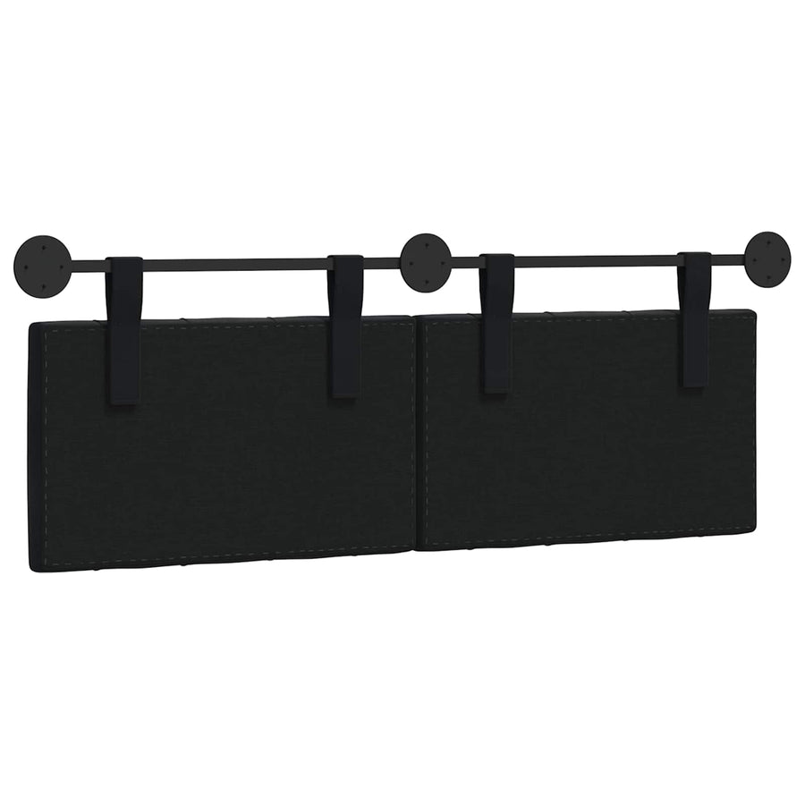Hanging Headboard Black Velvet