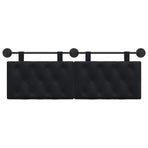Hanging Headboard Black Velvet
