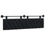 Hanging Headboard Black Velvet
