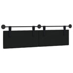 Hanging Headboard Black Velvet