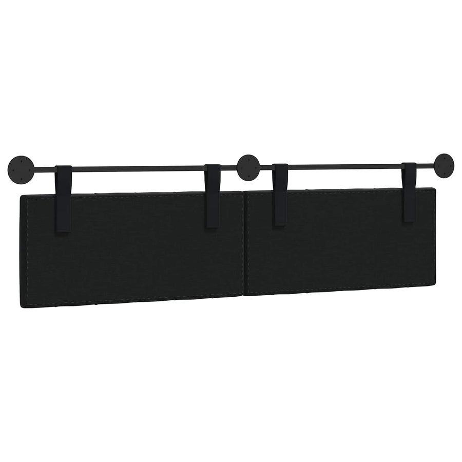 Hanging Headboard Black Velvet