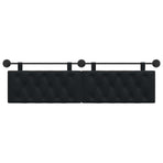 Hanging Headboard Black Velvet