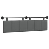 Hanging Headboard Dark Grey Fabric