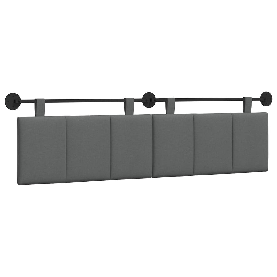 Hanging Headboard Dark Grey Fabric