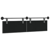Hanging Headboard Dark Grey Fabric