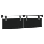 Hanging Headboard Dark Grey Fabric