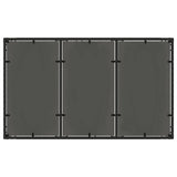 Outdoor Dining Set 5 pcs Black 150 x 90 x 75 cm Poly Rattan