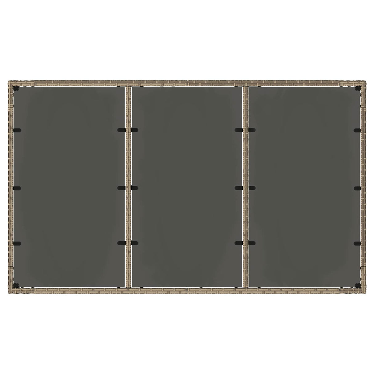 Outdoor Dining Set 5 pcs Light Grey and Dark Grey