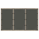 Outdoor Dining Set 5 pcs Light Grey and Dark Grey
