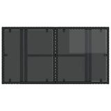 Outdoor Dining Set 5 pcs Black Poly Rattan
