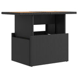 Outdoor Dining Set 3 pcs Black