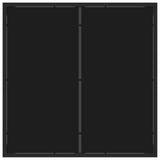 Outdoor Dining Set 5 pcs Black Poly Rattan