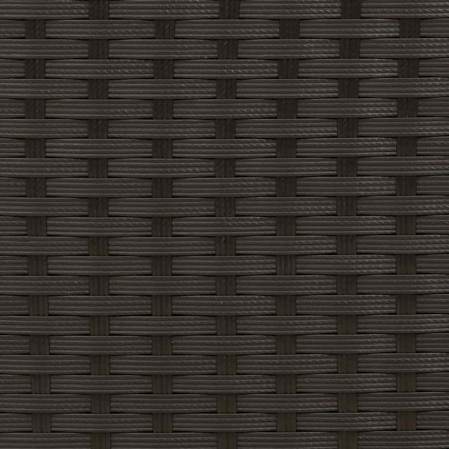 Garden Dining Set 5 pcs Black Poly Rattan