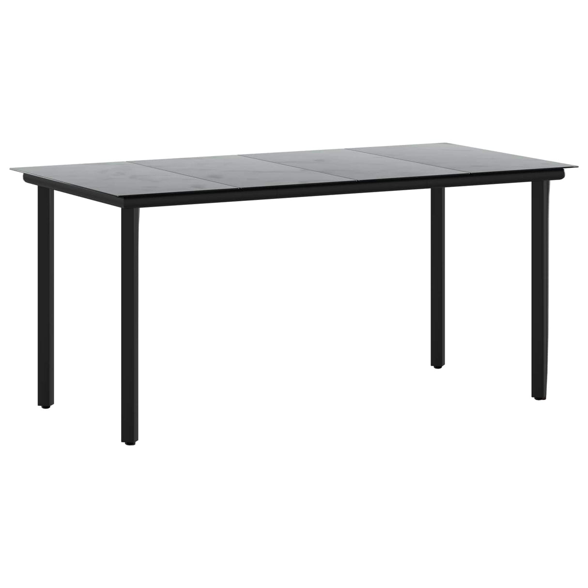 Sofa Table Set 7 pcs PE Rattan and Powder-Coated Steel