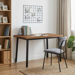 120 x 70 x 75 cm Solid Acacia Wood Natural and Black