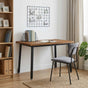 120 x 70 x 75 cm Solid Acacia Wood Natural and Black