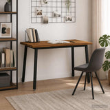 120 x 80 x 75 cm Solid Acacia Wood Natural and Black
