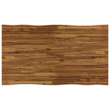 140 x 80 x 75 cm Solid Acacia Wood Natural and Black