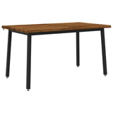 120 x 90 x 75 cm Solid Acacia Wood Natural and Black