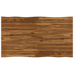 live edge dining table 120 x 90 x 75 cm Solid Acacia Wood