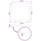 Rectangular Table Top 90 x 50 x 3.5 cm Rectangular Natural