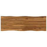 Rectangular Table Top 90 x 50 x 3.5 cm Rectangular Natural - Front View