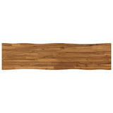 Rectangular Table Top 90 x 50 x 3.5 cm Rectangular Natural - Front View