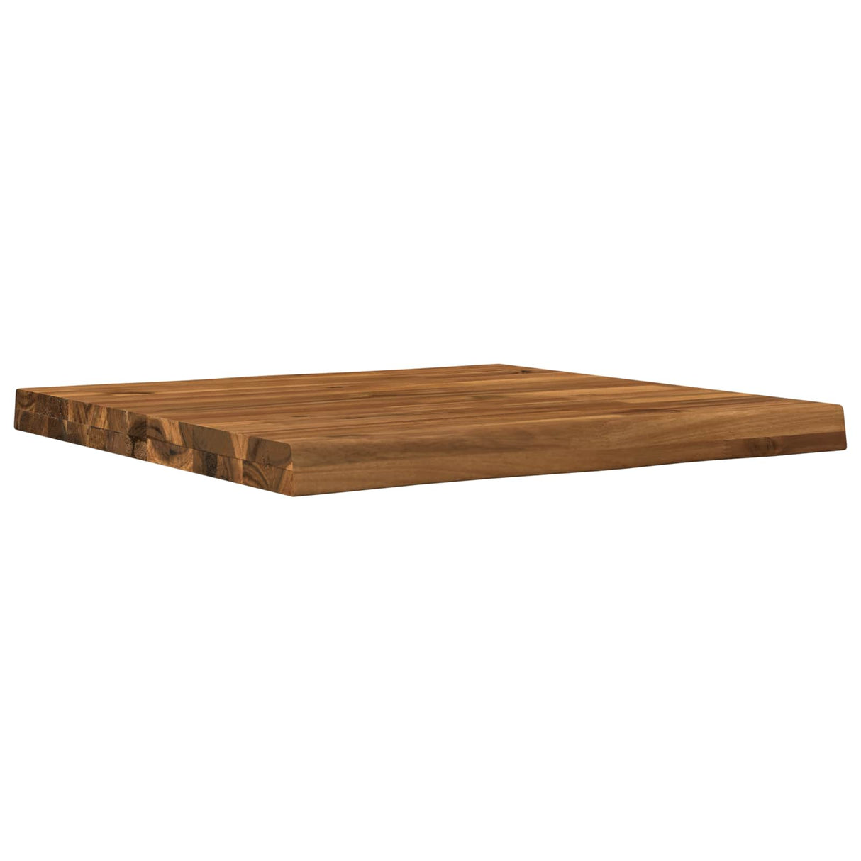 Rectangular Table Top 60 x 60 x 3.5 cm Square Solid Acacia Wood