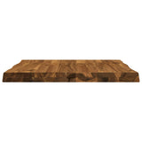 Rectangular Table Top 60 x 60 x 3.5 cm Square Solid Acacia Wood