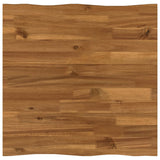 Rectangular Table Top 60 x 60 x 3.5 cm Square Solid Acacia Wood